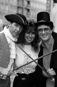 Forget BBC newsreaders dressed as gays and prostitutes - how about a spoof version of Poldark starring Simon Bates and Linda Lusardi?