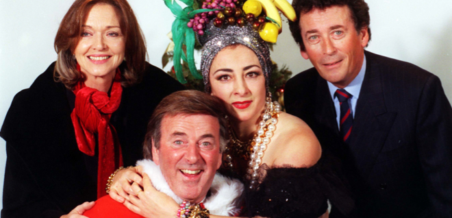 Wogan's Christmas crackers. Or should that be Wogan's Christmas? Crackers!